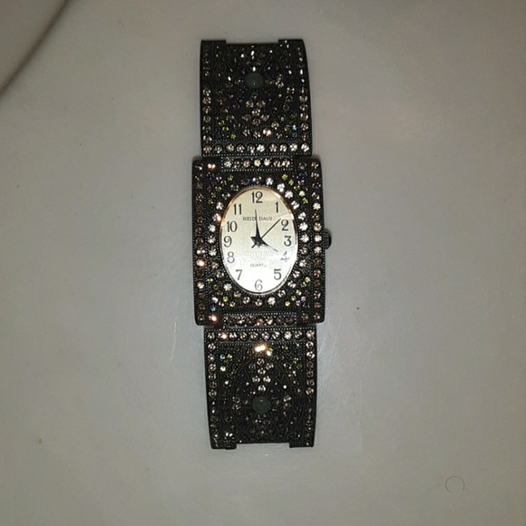 HEIDI DAUS BYZANTINE VINTAGE CUFF WATCH BRACELET - Picture 2 of 6